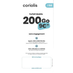 Coriolis forfait 9€99